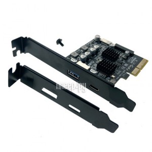 Фото Espada PCI-E USB 3.2 Gen2x1 1xUSB-A 1xUSB-C 1xType-E PCIeU32TE