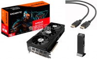 Фото GigaByte AMD RX7900GRE 2052MHz PCI-E 4.0 16384Mb 18000MHz 256 bit 2xHDMI 2xDP GV-R79GREGAMING OC-16GD Выгодный набор + подарок серт. 200Р!!!