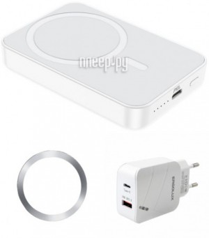 Фото Hoco Power Bank J109 Easy 5000mAh White 6931474791368 Выгодный набор + подарок серт. 200Р!!!