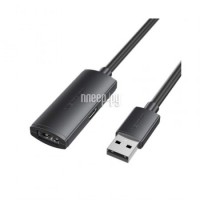 Фото Vention USB 2.0 AM/AF 10m Black CBKBL