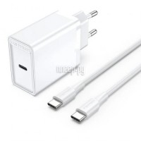 Фото Vention 25W + кабель USB-C 3А White FAHWF-EU