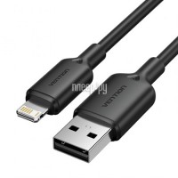 Фото Vention USB 2.0 AM - Lightning 2.4A Black LAMBF