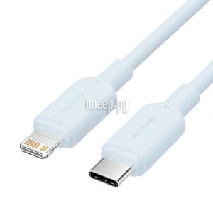 Фото Vention USB 2.0 CM - Lightning 3A 1m Blue LAKSF