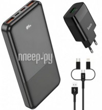 Фото Hoco Power Bank J108 Universe 10000mAh Black 6931474791191 Выгодный набор + подарок серт. 200Р!!!