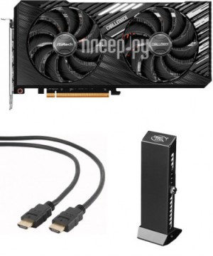 Фото ASRock Radeon RX 7700 XT Challenger 12GB OC 2584MHz PCI-E 4.0 12288Mb 18000MHz 192-bit HDMI 3xDP RX7700XT CL 12GO Выгодный набор + подарок серт. 200Р!!!