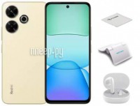 Фото Xiaomi Redmi 13 6/128Gb Gold & Wireless Headphones Выгодный набор + подарок серт. 200Р!!!