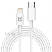 Фото Defender F182 Type-C - Lightning PD 20W 2m White 87539