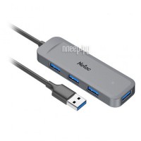 Фото Хаб USB Netac WF11 USB-A to USB3.0x4 Grey NT08WF11-30GR