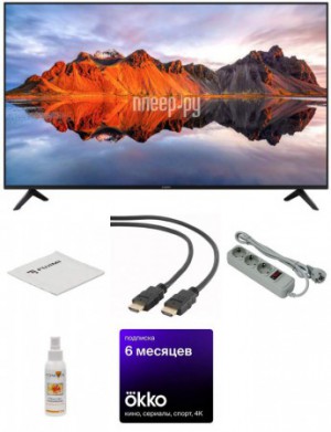 Фото Xiaomi TV A 55 2025 Black L55MA-ARU Выгодный набор + подарок серт. 200Р!!!