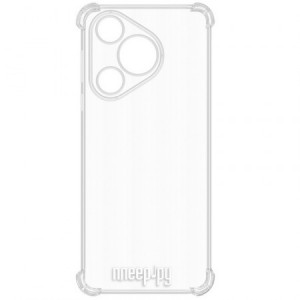 Фото Чехол DF для Huawei Pura 70 Silicone Transparent hwAngle-12