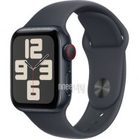 Фото APPLE Watch SE (2024) GPS + Cellular 40mm Midnight Aluminium Case with Midnight Sport Band - M/L MXGD3