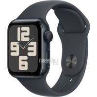 Фото APPLE Watch SE (2024) GPS 40mm Midnight Aluminium Case with Midnight Sport Band - M/L MXE93