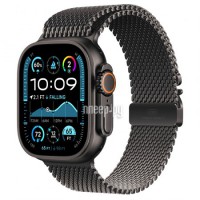 Фото APPLE Watch Ultra 2 (2024) GPS + Cellular 49mm Black Titanium Case with Black Titanium Milanese Loop - M MX5U3