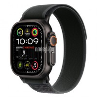 Фото APPLE Watch Ultra 2 (2024) GPS + Cellular 49mm Black Titanium Case with Black Trail Loop - S/M MX4U3
