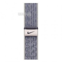 Фото Ремешок для APPLE Watch 42mm Grey-Blue Nike Sport Loop MXTX3