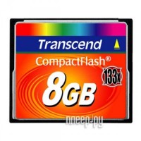 Фото 8Gb - Transcend 133x Ultra Speed - Compact Flash TS8GCF133 (Оригинальная!)