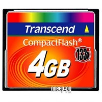 Фото 4Gb - Transcend 133x Ultra Speed - Compact Flash TS4GCF133 (Оригинальная!)