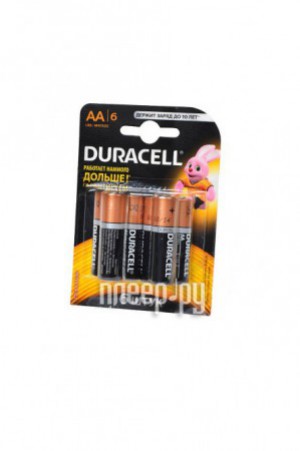 Фото AA - Duracell LR6 BL6 (6 штук)