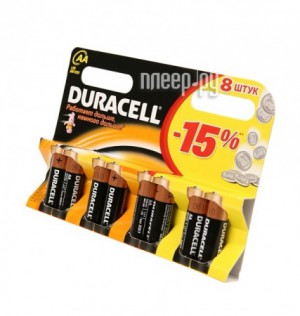 Фото AA - Duracell LR6 BL8 (8 штук)