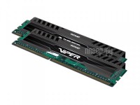 Фото Patriot Memory Viper 3 Black DDR3 DIMM 1600MHz PC3-12800 CL10 - 16Gb KIT (2x8Gb) PV316G160C0K