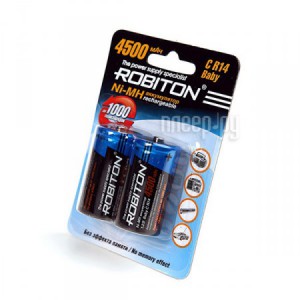 Фото C - Robiton R14 4500 mAh 4500MHC-2 BL2 NiMH (2 штуки)