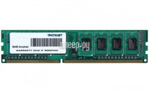 Фото Patriot Memory DDR3 DIMM 1600Mhz PC3-12800 CL11 - 8Gb PSD38G16002