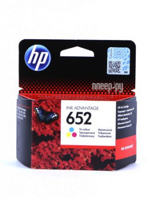 Фото HP 652 F6V24AE Tri-colour для Deskjet Ink Advantage 1115/2135/3635/3835/4535/4675