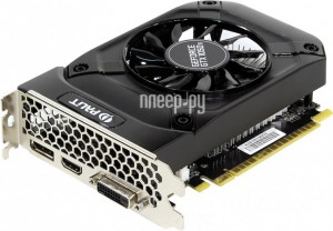 Фото Palit GeForce GTX 1050 Ti StormX 1290Mhz PCI-E 3.0 4096Mb 7000Mhz 128 bit DVI HDMI NE5105T018G1-1070F