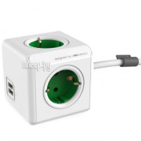 Фото Удлинитель Allocacoc Extended USB DE 1.5m Green 1402GN/DEEUPC