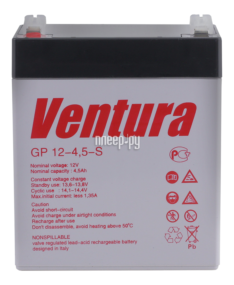 Gp 12 12 s. Батарея аккумуляторная Ventura GP 12-5. Аккумулятор Ventura GP 12-5 12в 5ач для ИБП. Аккумулятор gp5-12 12v 5ah. Батарея Ventura 12v 9,0 Ah (GP 12-9) для использования в ИБП..