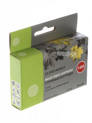 Фото Cactus CS-PGI-1400XLY Yellow для MB2050/MB2350/MB2040/MB2340 11.5ml CS-PGI1400XLY