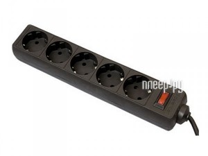 Фото Сетевой фильтр Defender ES 5 Sockets 5m Black 99486