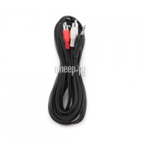 Фото Gembird 3.5 Jack M - 2xRCA 5m CCA-458-5M
