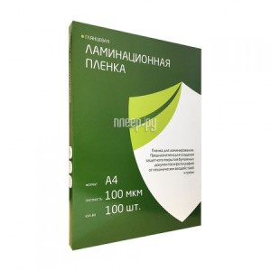 Фото Пленка для ламинирования Гелеос 100мкм 100шт LPA4-100