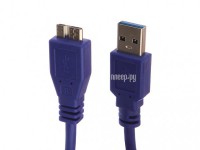 Фото Gembird Cablexpert Pro USB 3.0 AM/microBM 9P 50cm Blue CCP-mUSB3-AMBM-0.5M