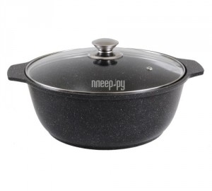 Фото Жаровня Kukmara Мраморная 4L Black жмт42а