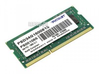 Фото Patriot Memory DDR3 SO-DIMM 1600Mhz PC3-12800 CL11 - 4Gb PSD34G160081S