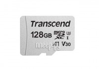 Фото 128Gb - Transcend MicroSDXC Class10 UHS-I U3 A1 TS128GUSD300S-A (Оригинальная!)
