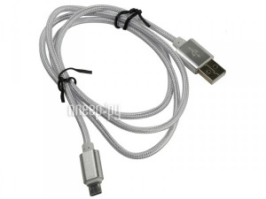 Фото KS-is USB - MicroUSB 1.0m White KS-324W