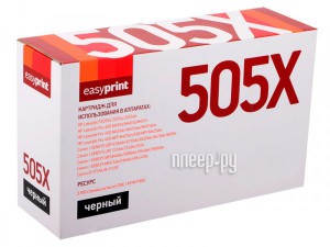 Фото EasyPrint LH-505X U Black для HP LJ P2055/Canon LBP6300dn/6650dn/MF5840dn/5880dn/5940dn/5980dn (схожий с HP CE505X/CF280X/Canon 719H/EXV40)