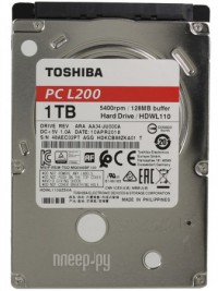 Фото Toshiba L200 Slim 1Tb HDWL110UZSVA