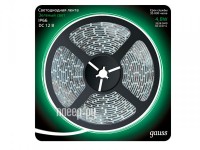 Фото Gauss LED 2835/60-SMD 4.8W 12V DC IP66 5m Green 311000605