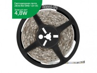 Фото Gauss LED Elementary 2835/60-SMD 4.8W 12V DC IP66 Zip Bag 5m Green 356000605