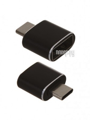 Фото Baseus USB Female - Type-C Male Adapter Converter Black CATOTG-01