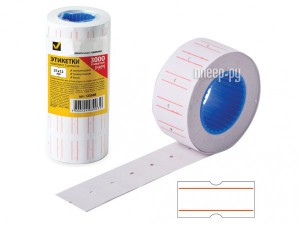 Фото Этикет-лента Brauberg 21х12mm 5 рулонов по 600 шт 123568