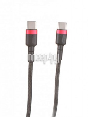 Фото Baseus Cafule USB - USB Type-C PD2.0 60W 2m Red-Black CATKLF-H91