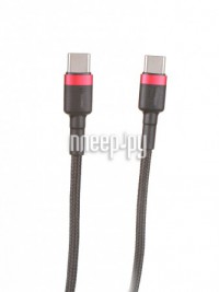 Фото Baseus Cafule USB - USB Type-C PD2.0 60W 2m Red-Black CATKLF-H91