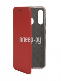 Фото Чехол Innovation для Samsung Galaxy A60 Book Silicone Magnetic Red 15496
