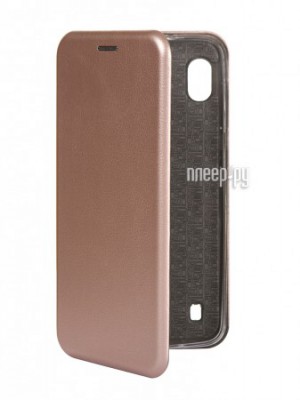 Фото Чехол Innovation для Samsung Galaxy M10 Book Silicone Magnetic Rose Gold 15520