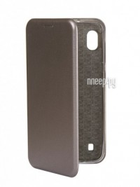 Фото Чехол Innovation для Samsung Galaxy M10 Book Silicone Magnetic Silver 15517